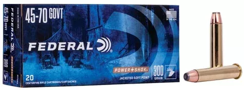 Power-Shok, 45-70 Government, 300 grain, Jacketed Soft Point, 20/box