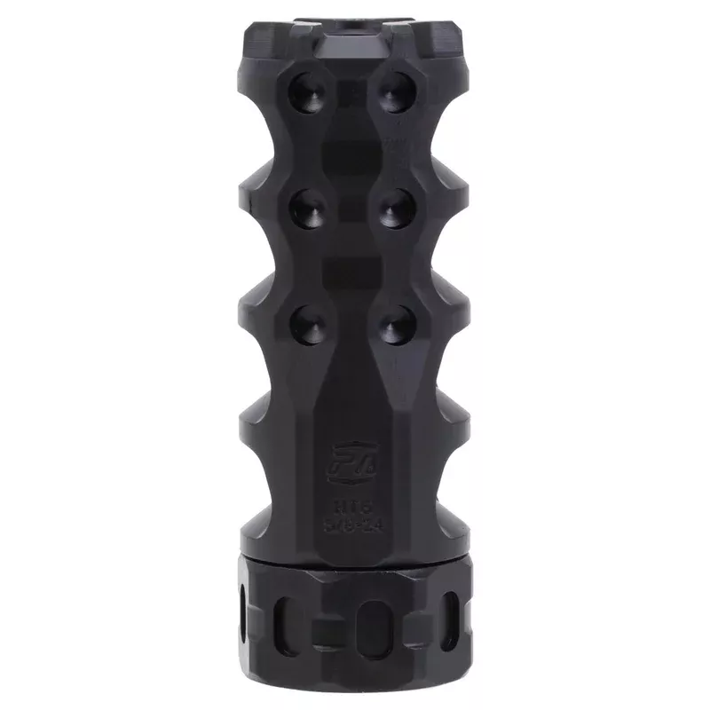 Precision Armament HYPERTAP 6MM / .243 Muzzle Brake 5/8×24″, Black