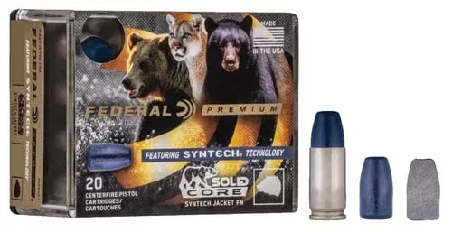 Premium, 357 Magnum, 180 grain, Solid Core Syntech, 20/box