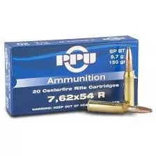 Prvi Partizan PPU Ammunition 7.62x54R 180gr Soft Point Boat Tail (20pk)