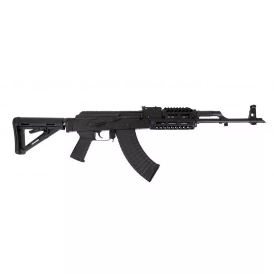 PSA AK47 GF3 Forged AK-M4 MOE Railed Rifle, Black (No Cleaning Rod)