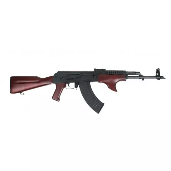PSAK-47 GF3 Forged Classic Red Wood Shark Fin with Cheese Grater Upper Hand Guard Rifle – 51655112881