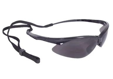 Radians Outback Shooting Glasses Black Frame Smoke Lens