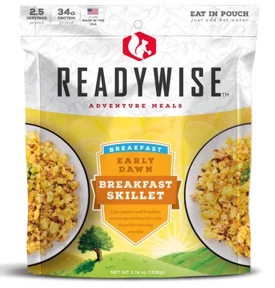 ReadyWise RW05012 Early Dawn Egg Scramble Breakfast Entree 2.5 Servings
