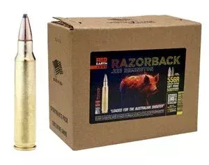 Red Earth Ammo Razorback 55gr Hornady Soft Point .223 Rem
