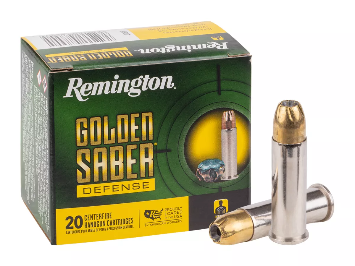 Remington .38 Special +P Golden Saber Defense BJHP, 125gr, 20ct