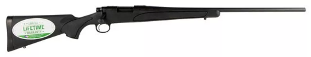Remington 700 ADL 308 Win, 24″ Barrel, Synthetic Black Stock, Blued, 4rd
