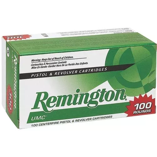 Remington Ammunition 23753 UMC 9mm Luger 115 gr Jacketed Hollow Point (JHP) 100 Bx (Value Pack)