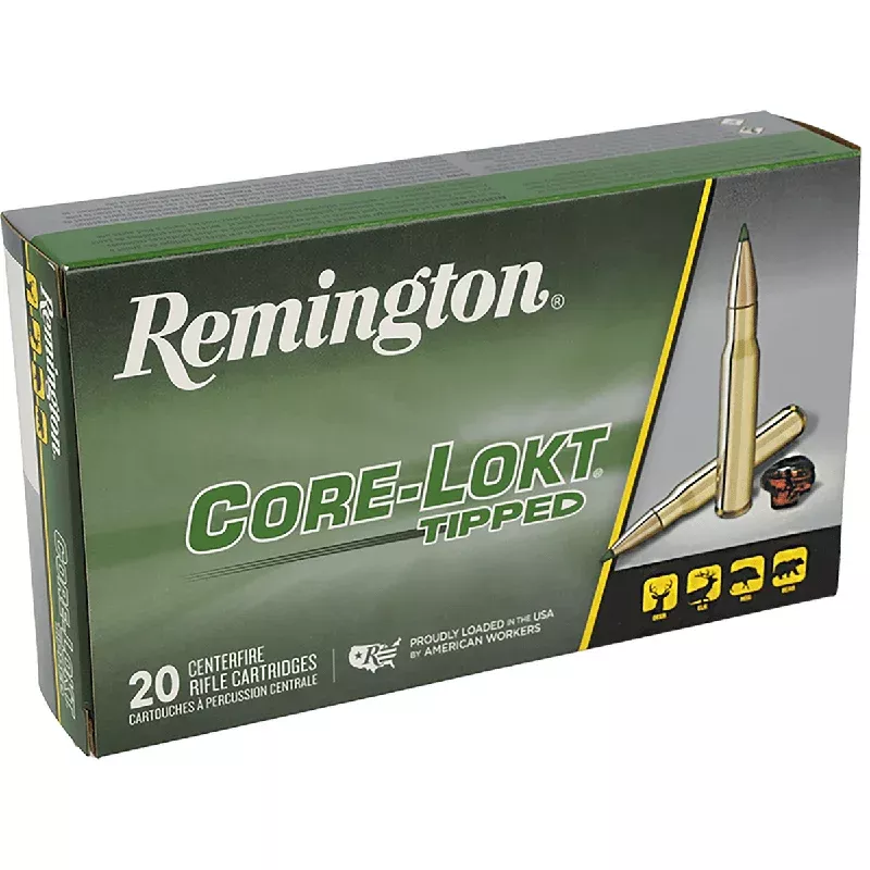 Remington Ammunition Core-Lokt Tipped Ammo, 140gr 20 Per Box/10 Case 6.5PRC – R20043