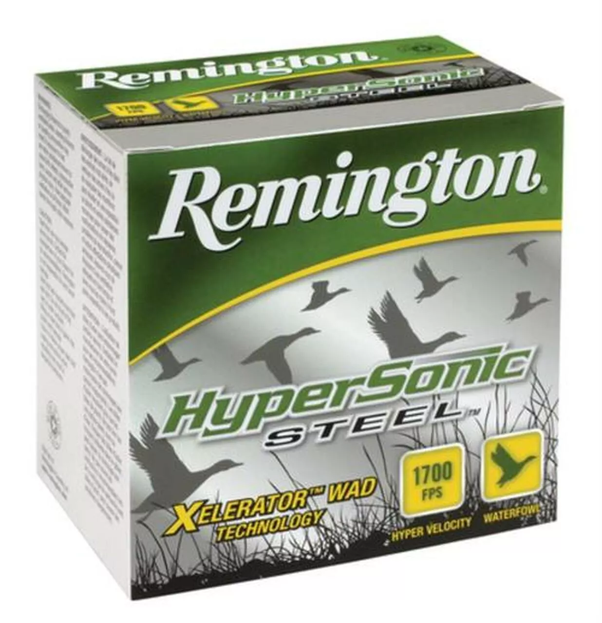 Remington HyperSonic Steel 12 Ga, 3″, 1700 FPS, 1.25 oz, 4 Shot