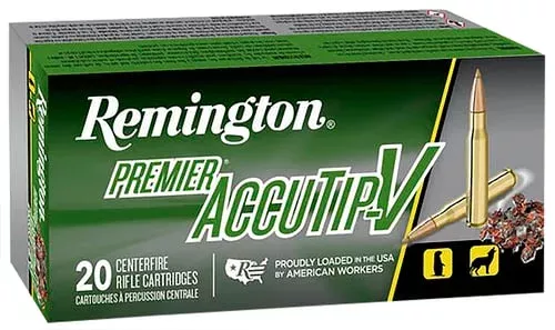 Remington Premier AccuTip Varmint Rifle Ammunition .17 Rem Fireball 20 gr ATV 4000 fps 20/ct
