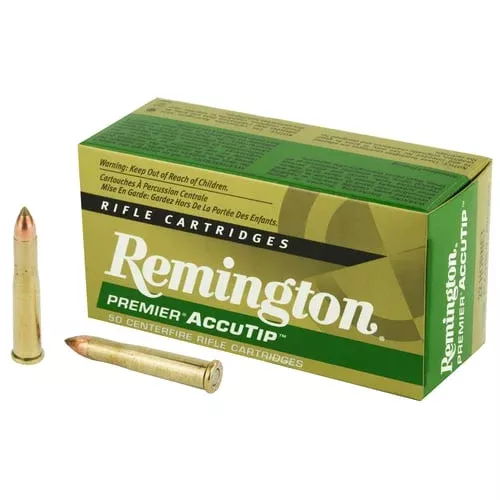 Remington Premier AccuTip Varmint Rifle Ammunition .22 Hornet 35 gr ATV 3100 fps 50/ct