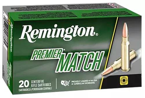 Remington Premier Match Rifle Ammunition .223 Rem 77 gr OTM 2790 fps 20/ct