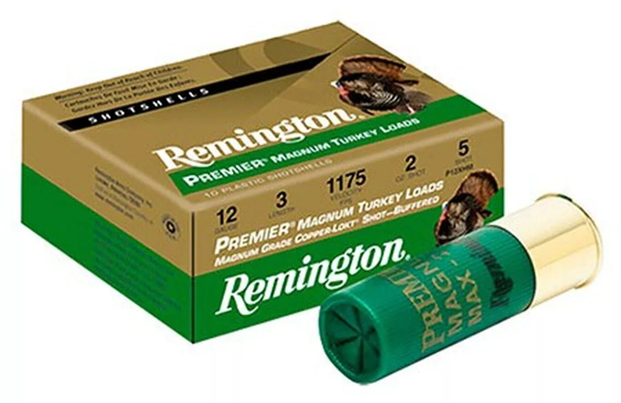 Remington Turkey 12ga 3 2 oz 5 Shot Copper-Plated Lead 10Box/10Case