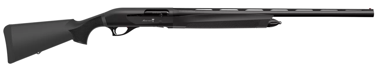 Retay Masai Mara Inertia Plus 12 Ga, 24″ Barrel, 3″, Soft Touch Matte Anodized Black Receiver Black Fixed Swivel Studs Stock , 4rd