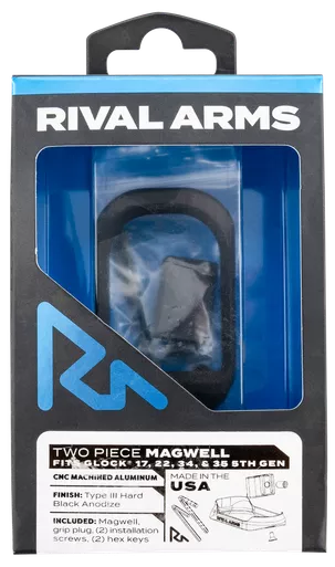 Rival Arms RARA70G121A Magwell Glock 17 22 34 35 Black