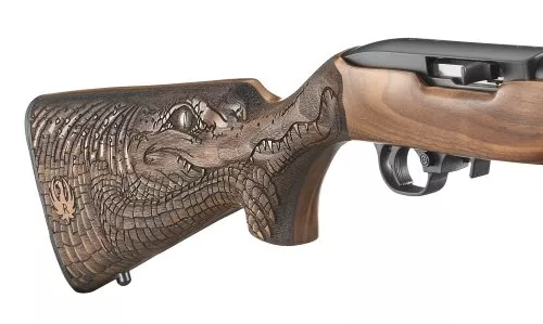 Ruger 10/22 .22 LR 18.5 ENGRV GATOR Stock