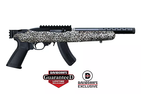 Ruger 22 Charger 22 LR Takedown Leopard Print 4939