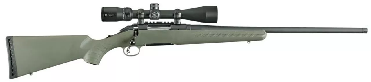 Ruger American Predator Rifle .308 Win18″ BarrelI Vortex 4-12×44 Scope Composite Stock 5 Rd