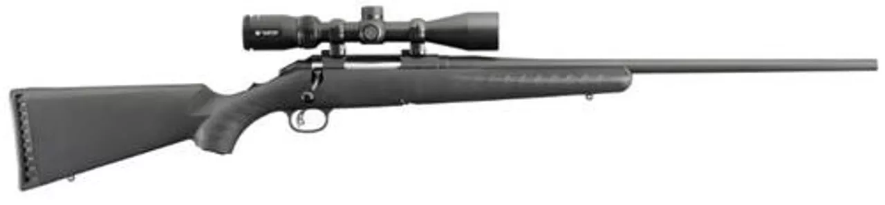 Ruger American Rifle .30-06 Springfield, 22″, Matte Black, Vortex Crossfire II, 4rd