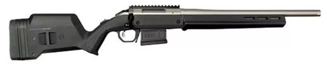 Ruger American Tactical Rifle, 6.5 Creedmoor, 18″ Barrel, Magpul Stock, Stainless Steel, 5rd, TALO Exlusive