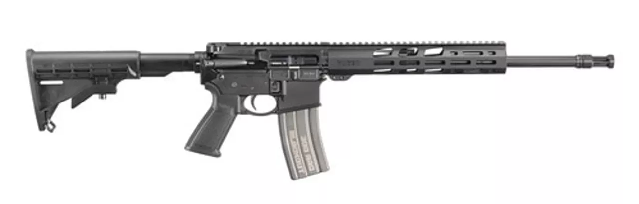 Ruger AR-556 300 Blackout, 16″ Barrel, Anodized Black, 6 Pos Coll Stock, M-LOK Handguard, 30rd