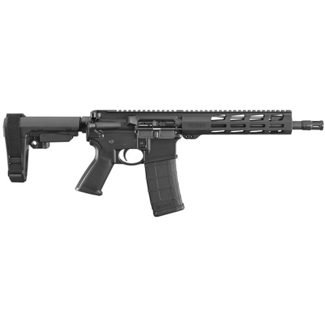 Ruger AR-556 AR-15 Pistol 223/556mm, 10.5″ Barrel, Black, SBA3 Brace, 30rd, Used as New