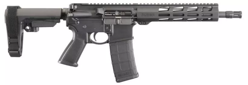Ruger AR556 Pistol 5.56/223 10.5″ Matte Black 30+1