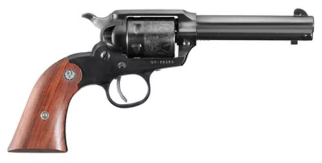 Ruger Bearcat Standard 22LR 4″ 6rd Rosewood Grip Blued