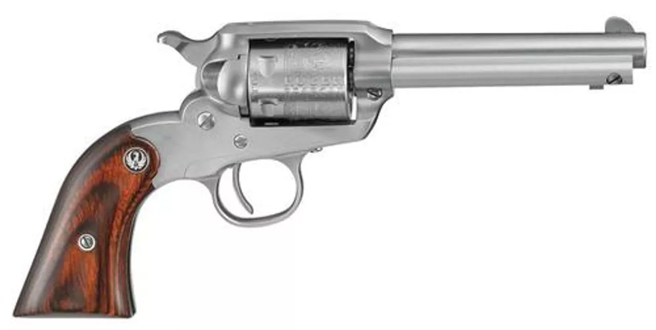 Ruger Bearcat Standard KSBC4 22LR 4″ 6rd Rosewood Grip Stainless