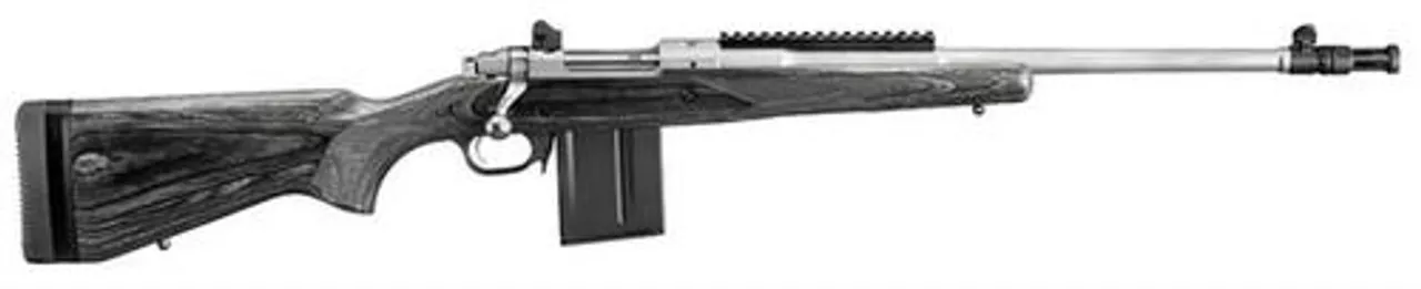 Ruger Gunsite Scout Rifle, 308, Matte SS, 10 Round Mag 18″
