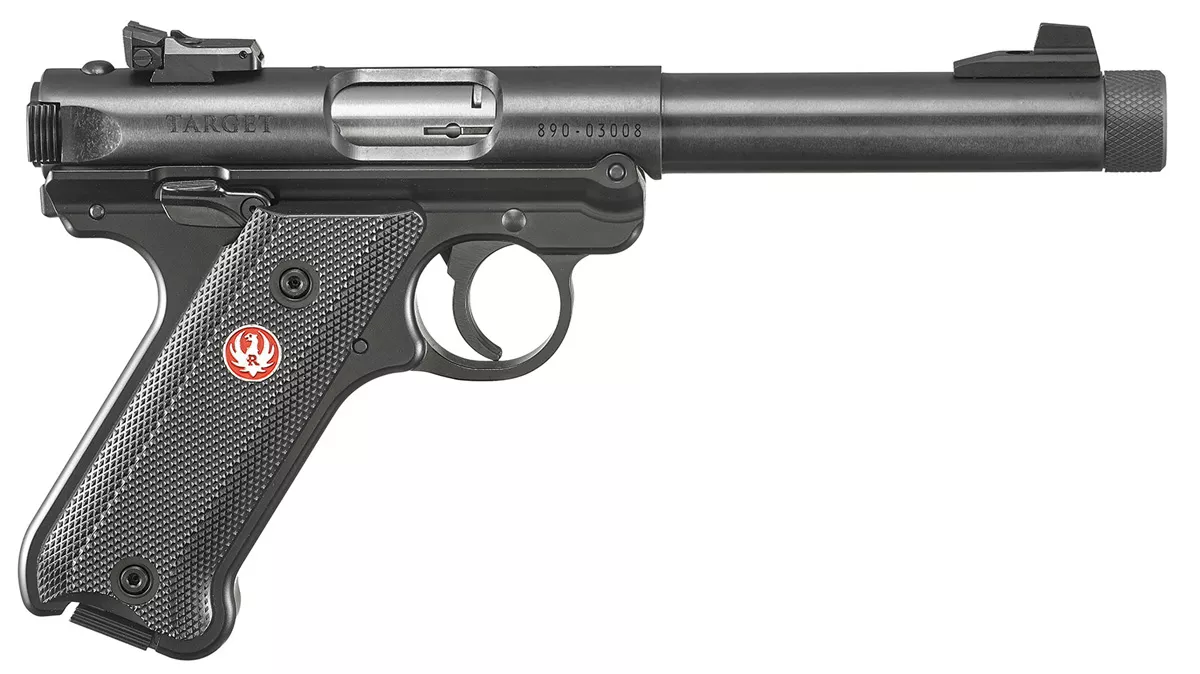 Ruger Mark IV Target 22LR Pistol 5.5″ Threaded Barrel