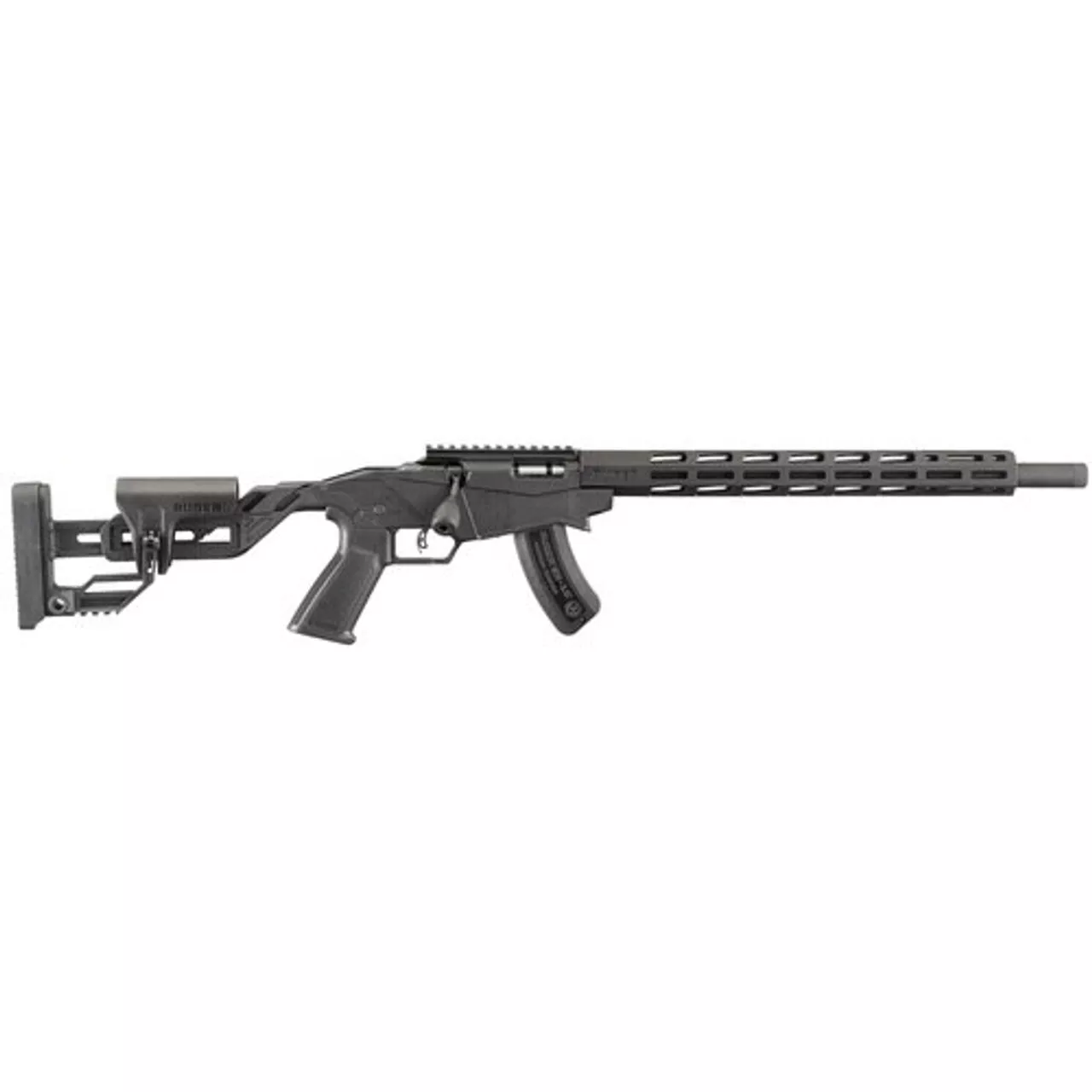 Ruger Precision Rimfire 22 Win Mag 18″ Threaded Barrel Black Hardcoat Anodized 9rd Mag