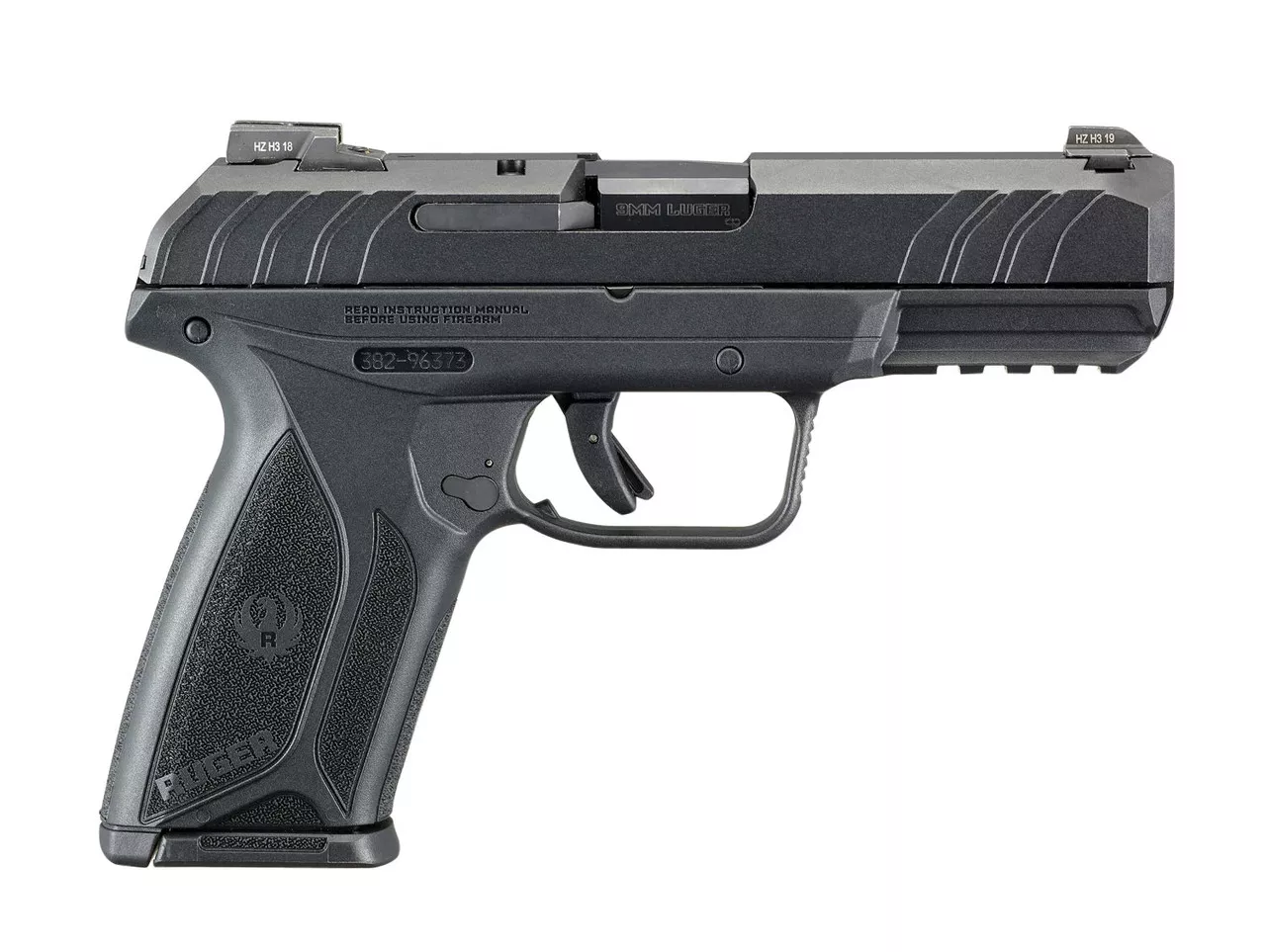 Ruger Security-9 Pro 9mm, 4″ Barrel, Fixed Sights, Blued/Black, 15rd