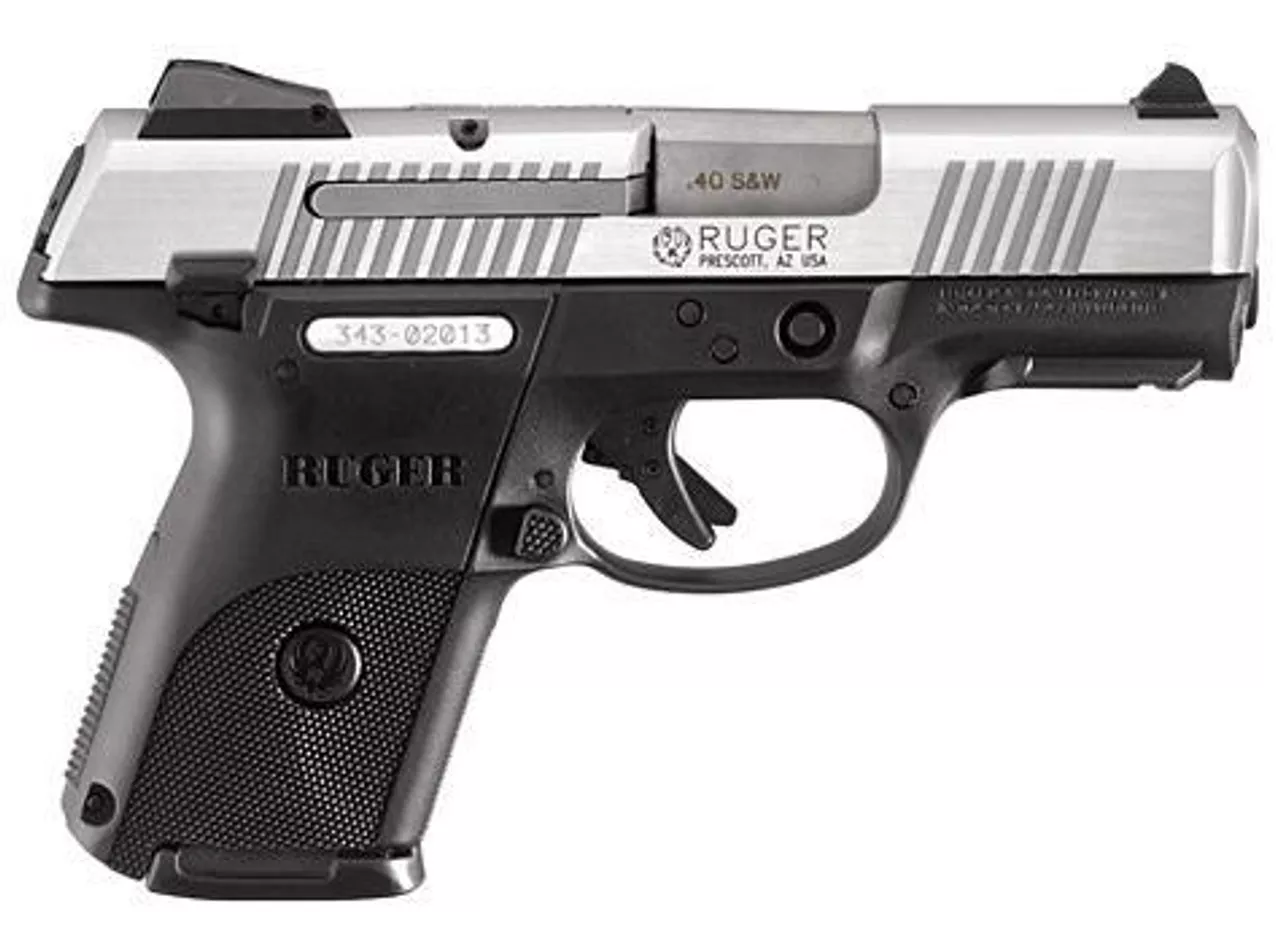 Ruger SR40C 3.5″ Pistol, SS, 15 Rnd Magazine