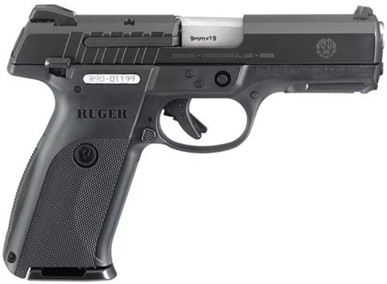 Ruger SR9E Standard Double 9mm 4.1″ Barrel, Black Polymer Grip Blued, 10rd