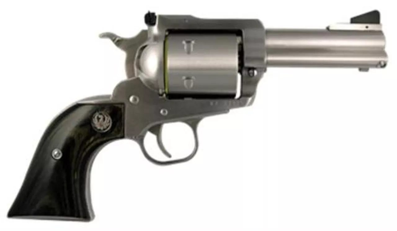 Ruger Super Blackhawk 44 Mag, 3.75″ Barrel, Stainless Steel, Black Laminate Grips, 6rd