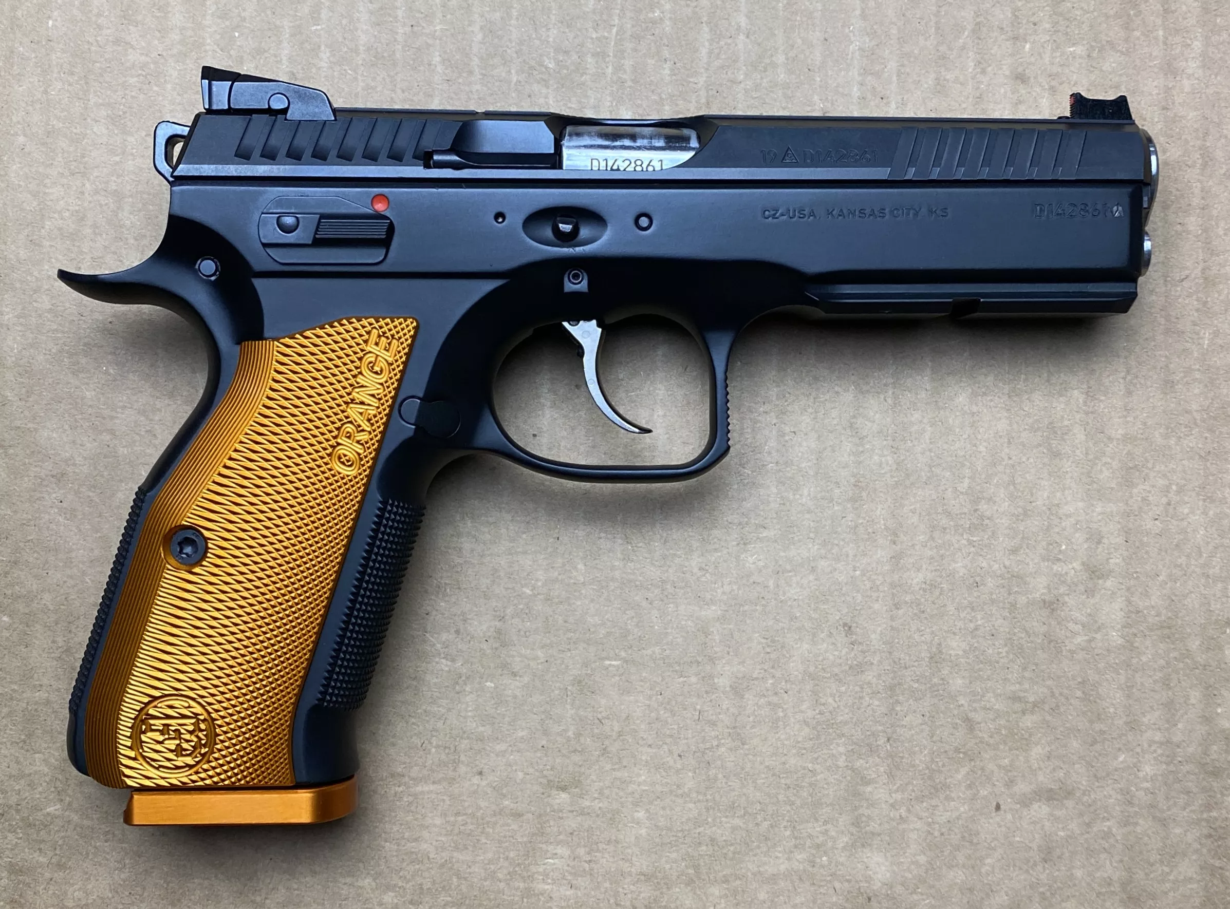 Sample/Blem CZ 75 Shadow 2 9mm Orange 17/10 91249