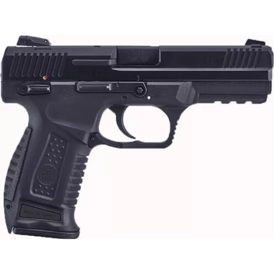 SAR ST9 9mm Pistol 4.4″ 17rd, Black – ST9SLBL
