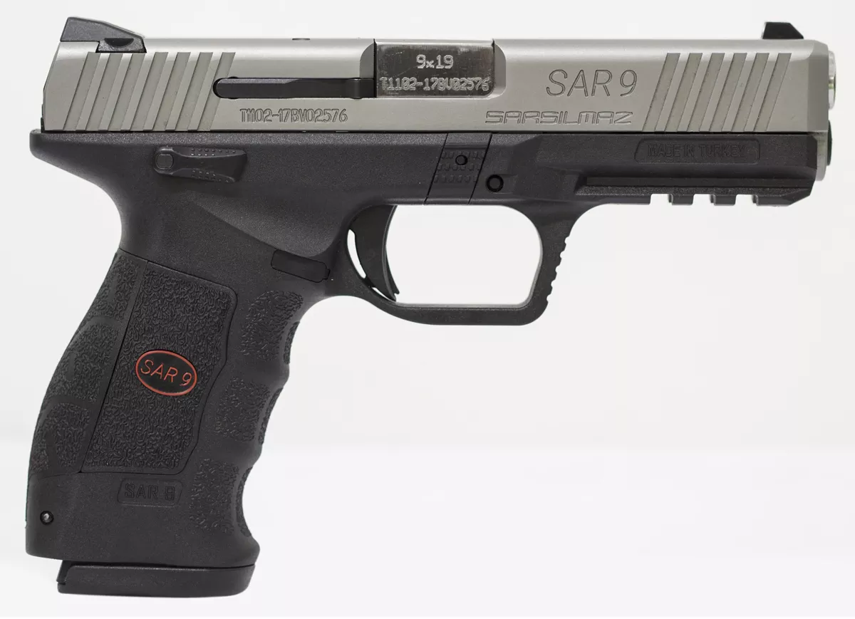 SAR USA SAR9 Stainless 9mm Pistol
