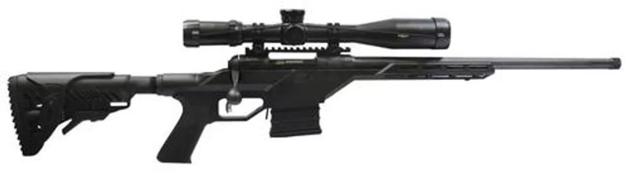 Savage 10BA Stealth .308 20″ Threaded Barrel Monolithic Chassis Fab Defense GL-Shock Stock 10rd Mag