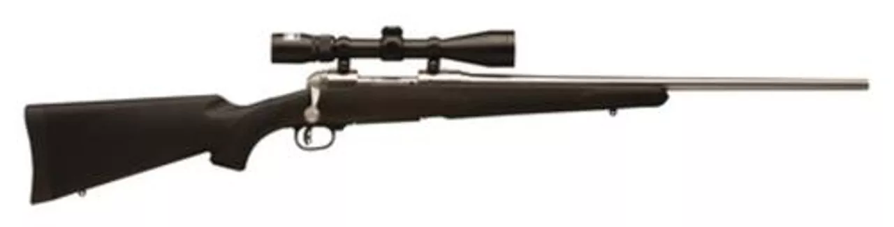Savage 16 Trophy Hunter XP Bolt 7mm-08 Rem 22″ Barrel, Scope Black Synthetic Stock SS, 4rd