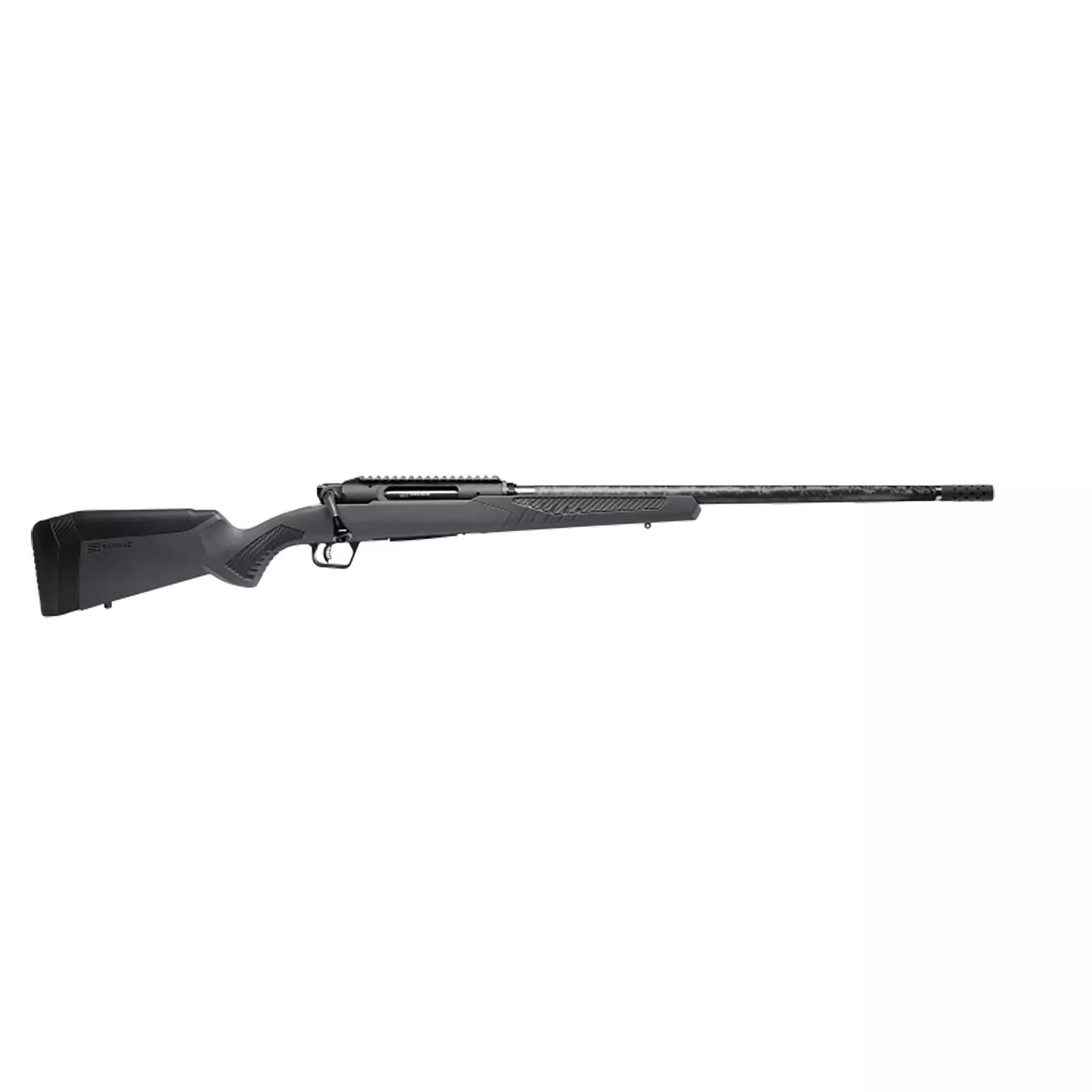 Savage Arms 57902 Impulse Mountain Hunter 300 Win Mag 3+1 24” Threaded Proof Research Carbon Fiber Barrel, Gray AccuStock with Black Rubber Cheek Piece and Grips