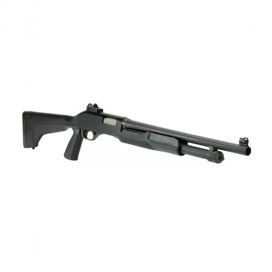 Savage Arms Stevens 320 Security GRS with Pistol Grip 20 Gauge Pump-Action Shotgun, Matte Black – 22439