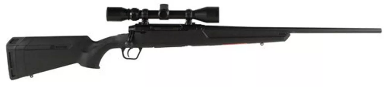 Savage Axis XP, .223 Rem, 22″, 4rd, 3-9x40mm Weaver Scope, Black
