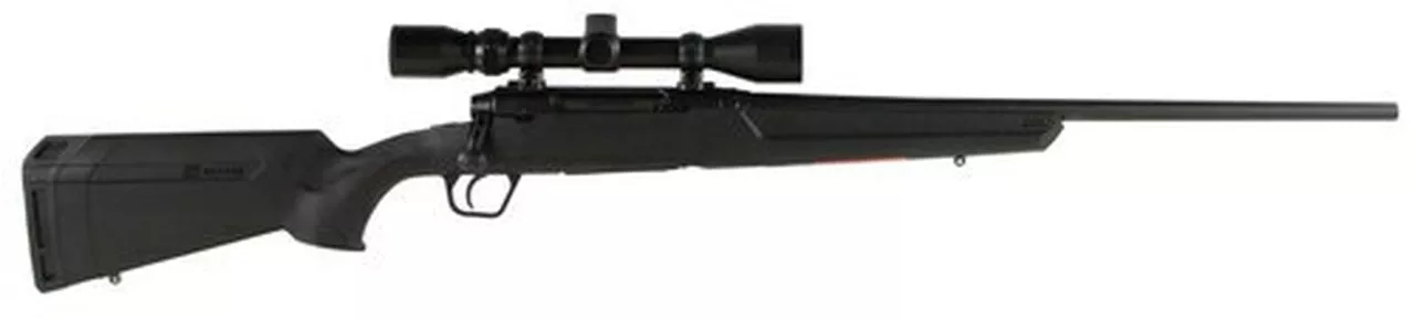 Savage Axis XP .270 Winchester, With 3X9X40 Scope, 22″ Barrel,, , Synthetic, Black, 4 rd