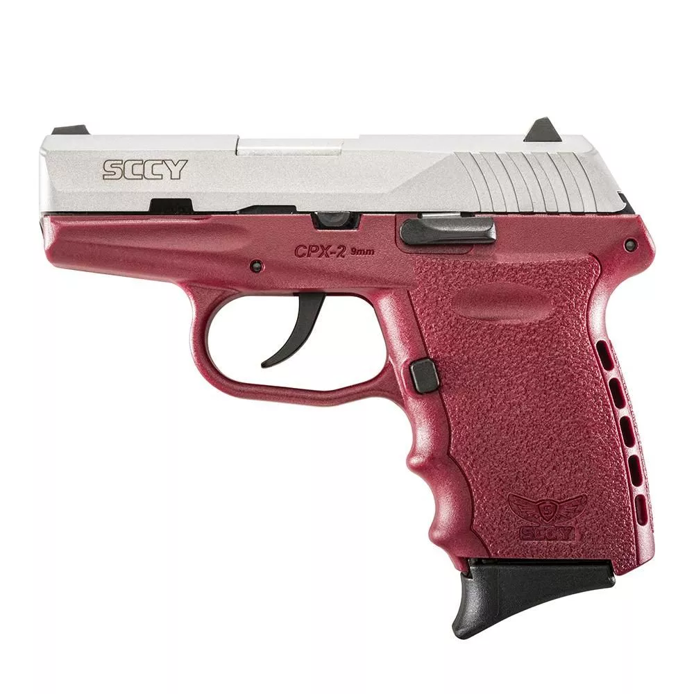 SCCY Industries CPX2TTCR CPX-2 Double Action 9mm 3.1″ 10+1 Crim