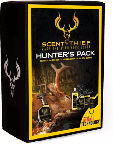 Scent Thief Hunters Pk Includes Field Spray/Refill Bottle/Body Wash/Wafers