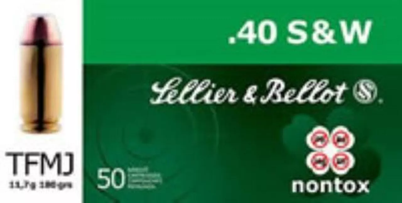 Sellier and Bellot 40 S&W Non Tox 180 Tfmj 50Rd/Box