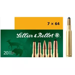 Sellier and Bellot 7×64 139gr. SP Ammunition, 20 Round Box